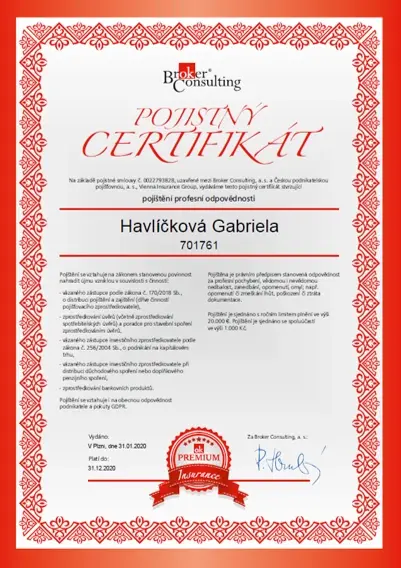 Finanční konzultant certifikát