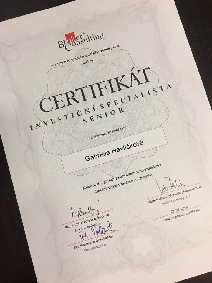 Realitní konzultant certifikát